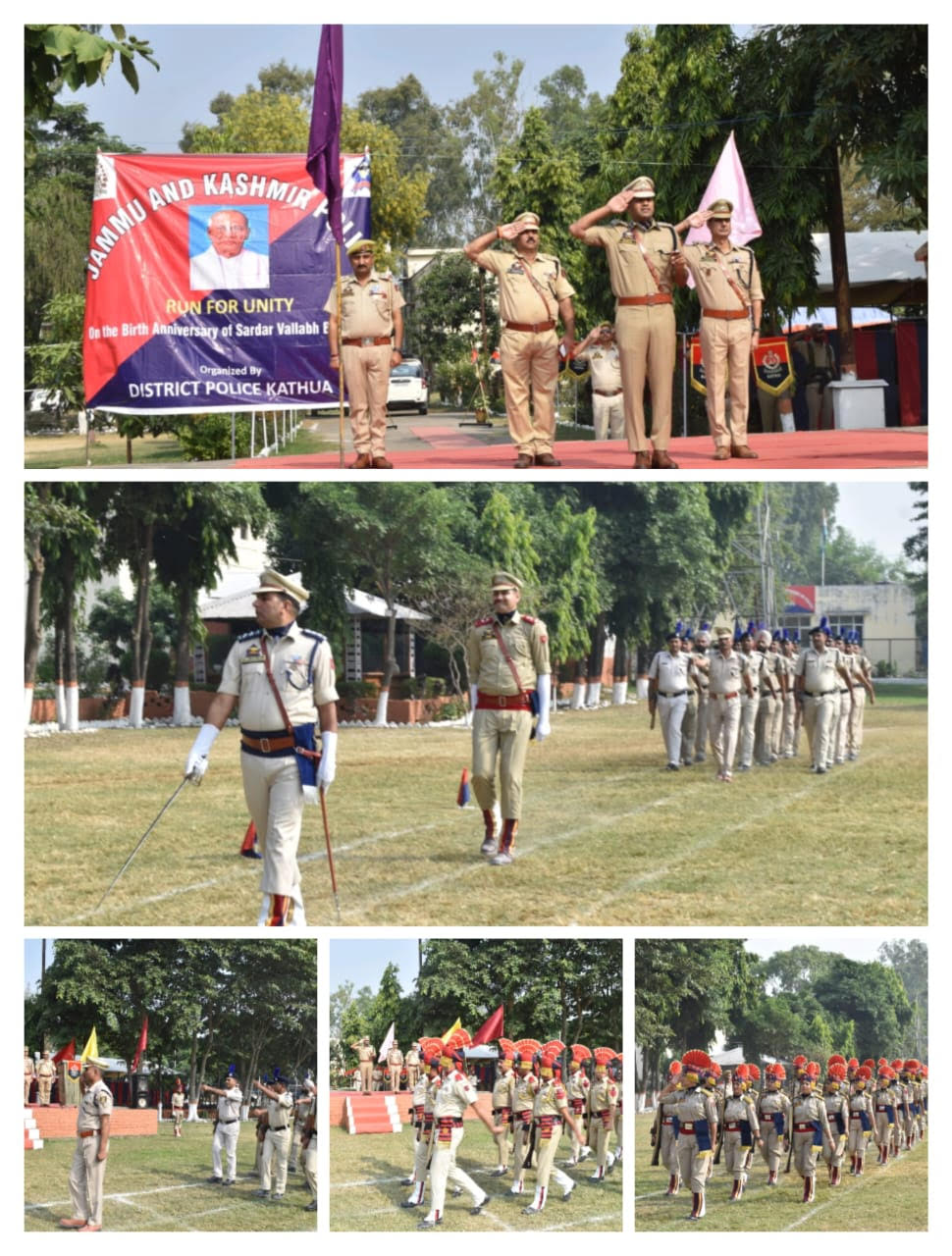 Kathua Police organizes parade and swearing-in ceremony on National Unity Day Kathua Police organizes parade and swearing-in ceremony on National Unity Day