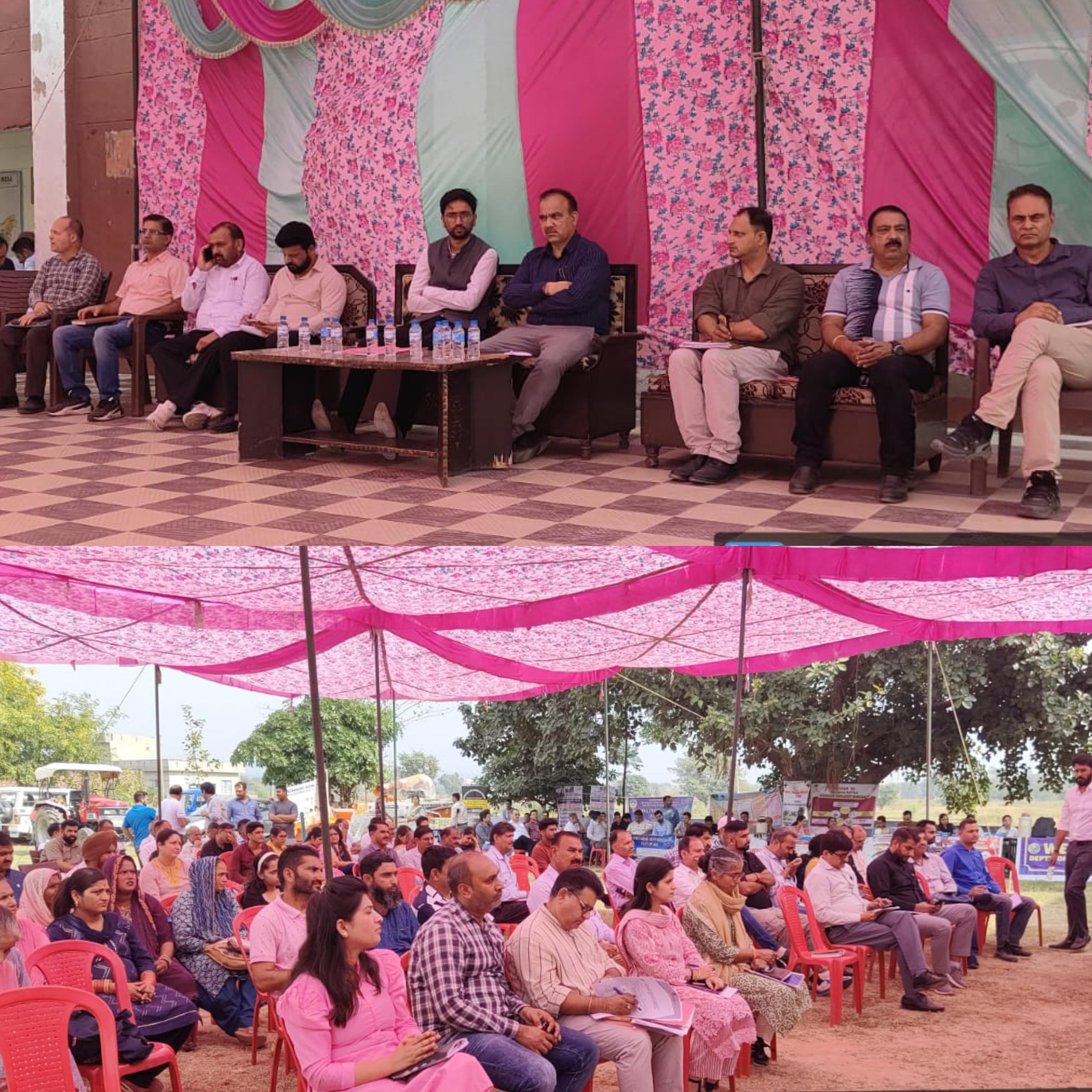 SDM Hiranagar presided over the Block Day program in Chadwal. SDM Hiranagar presided over the Block Day program in Chadwal.