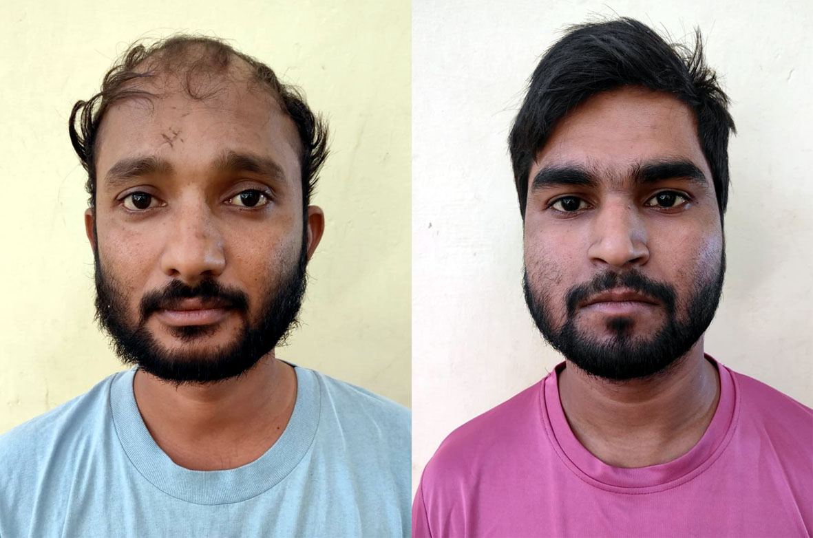 गिरफ्तार किए गए आरोपियों का फाइल फोटो। गिरफ्तार किए गए आरोपियों का फाइल फोटो।