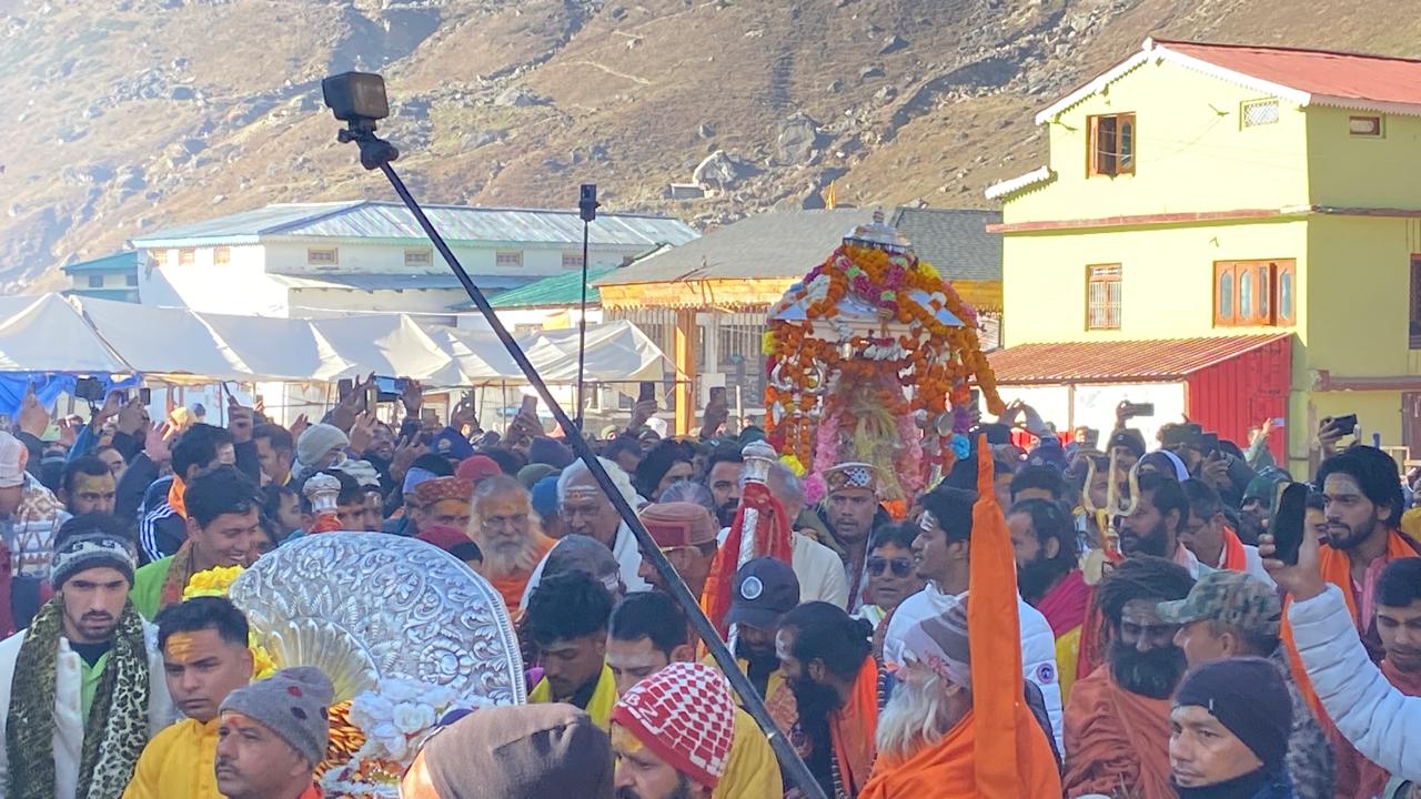 बाबा केदार की पंचमुखी उत्सव डोली बाबा केदार की पंचमुखी उत्सव डोली
