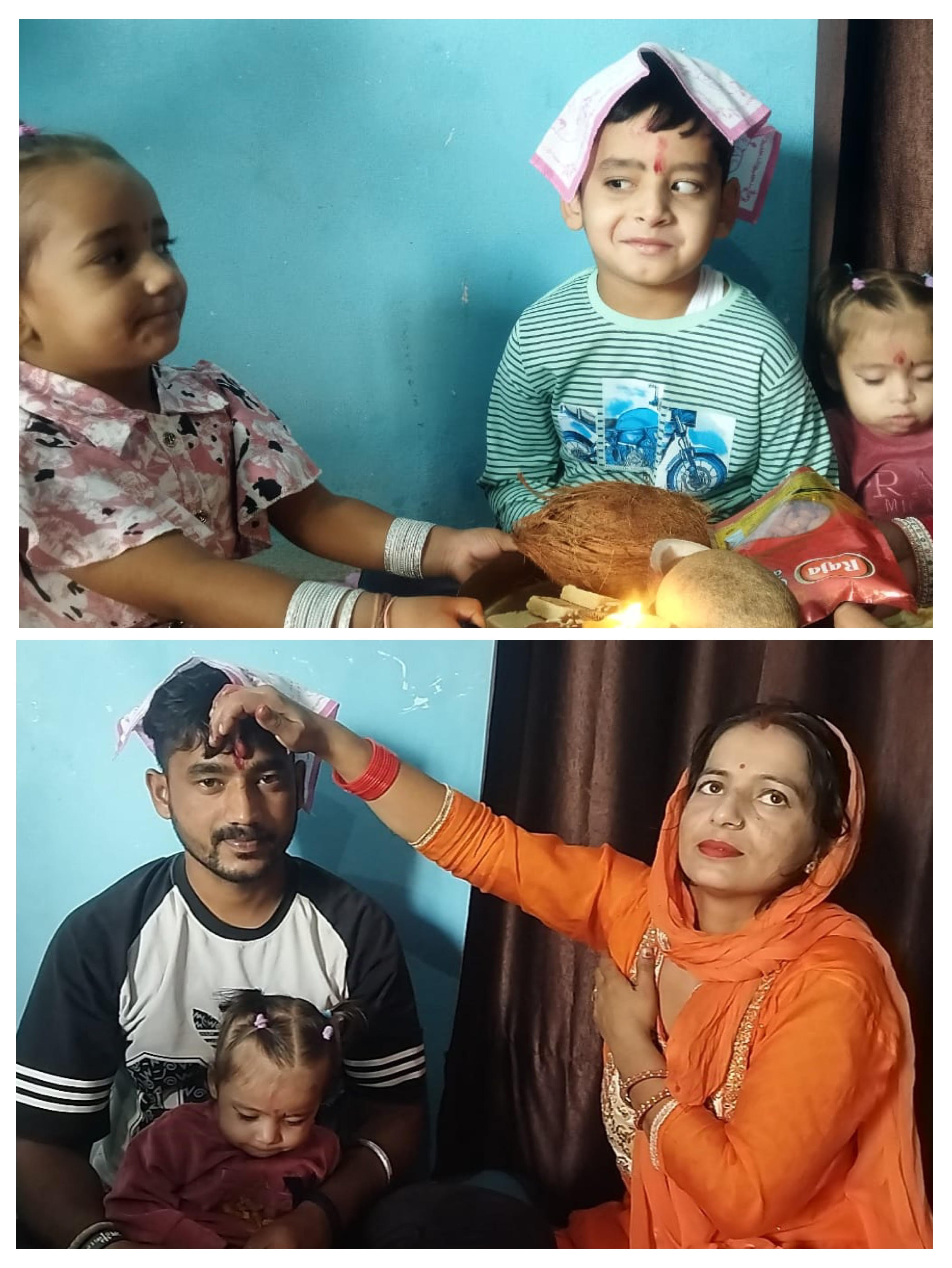 Bhaiya Dooj was celebrated with great pomp throughout the district. Bhaiya Dooj was celebrated with great pomp throughout the district.