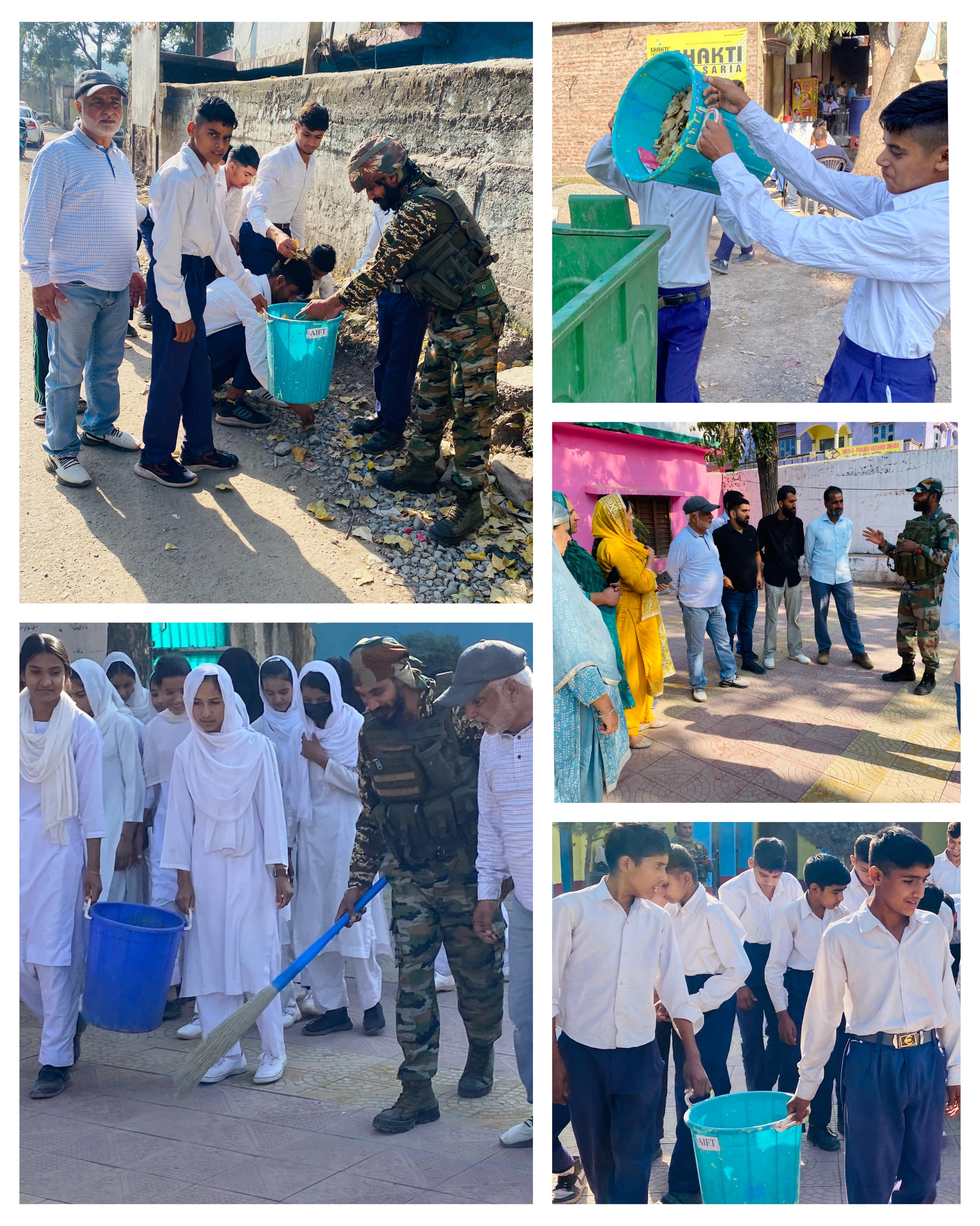 स्वच्छ भारत पहल के तहत स्वच्छता अभियान चलाया स्वच्छ भारत पहल के तहत स्वच्छता अभियान चलाया