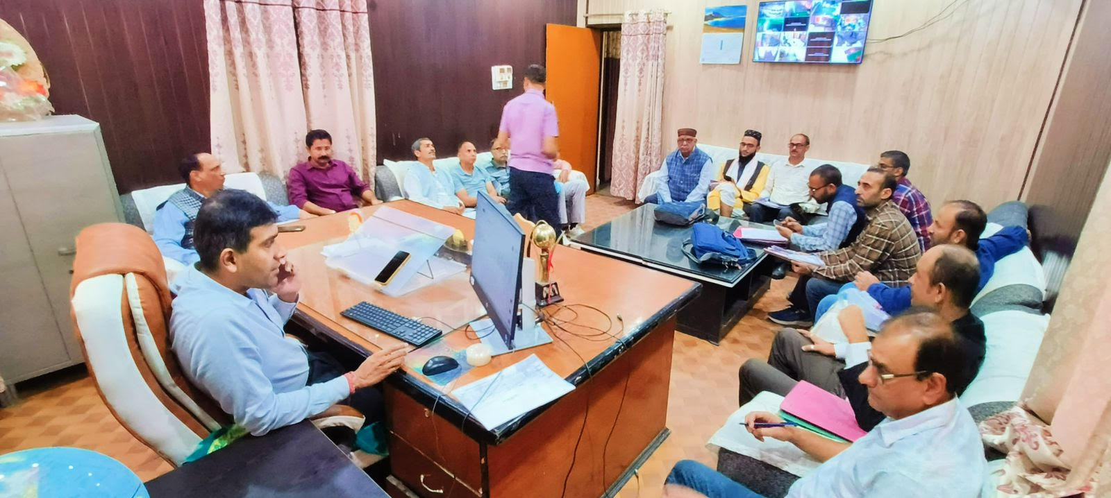 Expenditure matching meeting organized for Basohli Bilawar Bani assembly constituencies Expenditure matching meeting organized for Basohli Bilawar Bani assembly constituencies