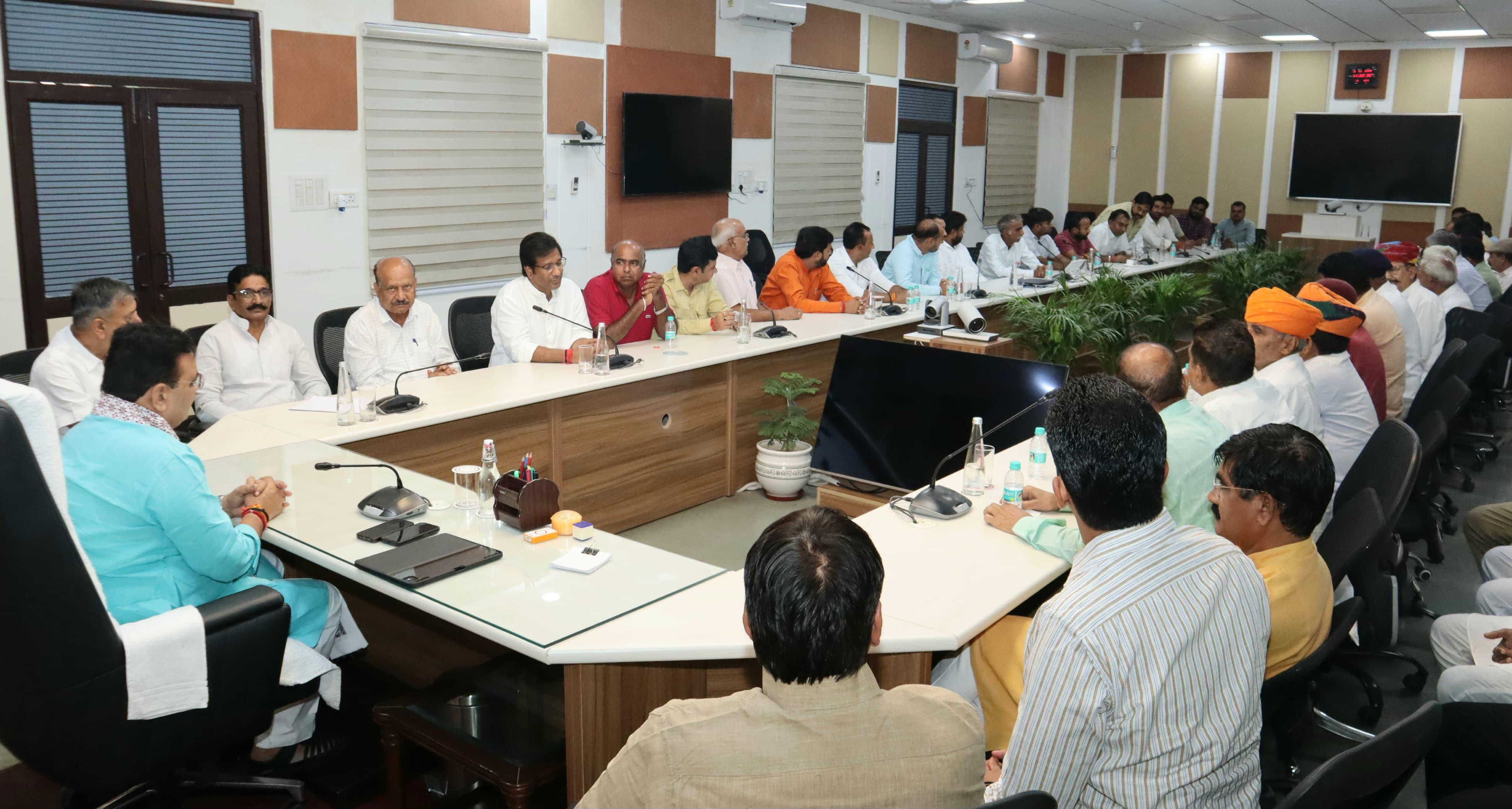 CM Sharma held a meeting regarding by-election CM Sharma held a meeting regarding by-election