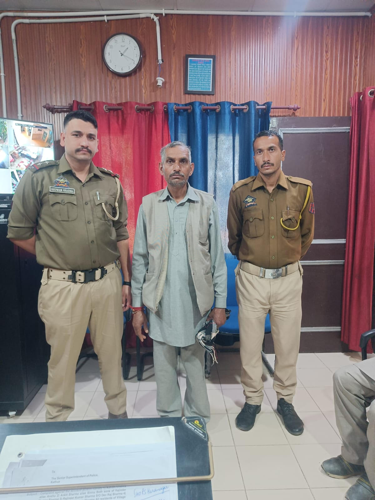 Kathua police arrested the fugitive Kathua police arrested the fugitive