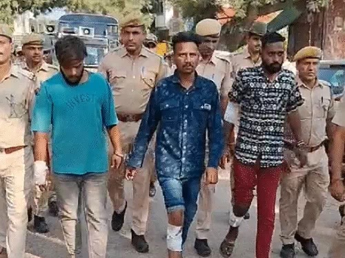 हत्या के आराेपी।