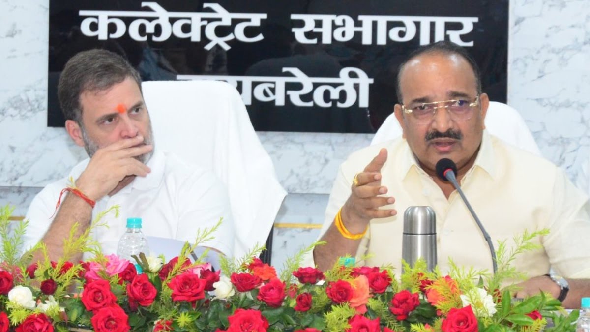 राहुल गांधी और दिनेश प्रताप सिंह:फ़ाइल फ़ोटो राहुल गांधी और दिनेश प्रताप सिंह:फ़ाइल फ़ोटो