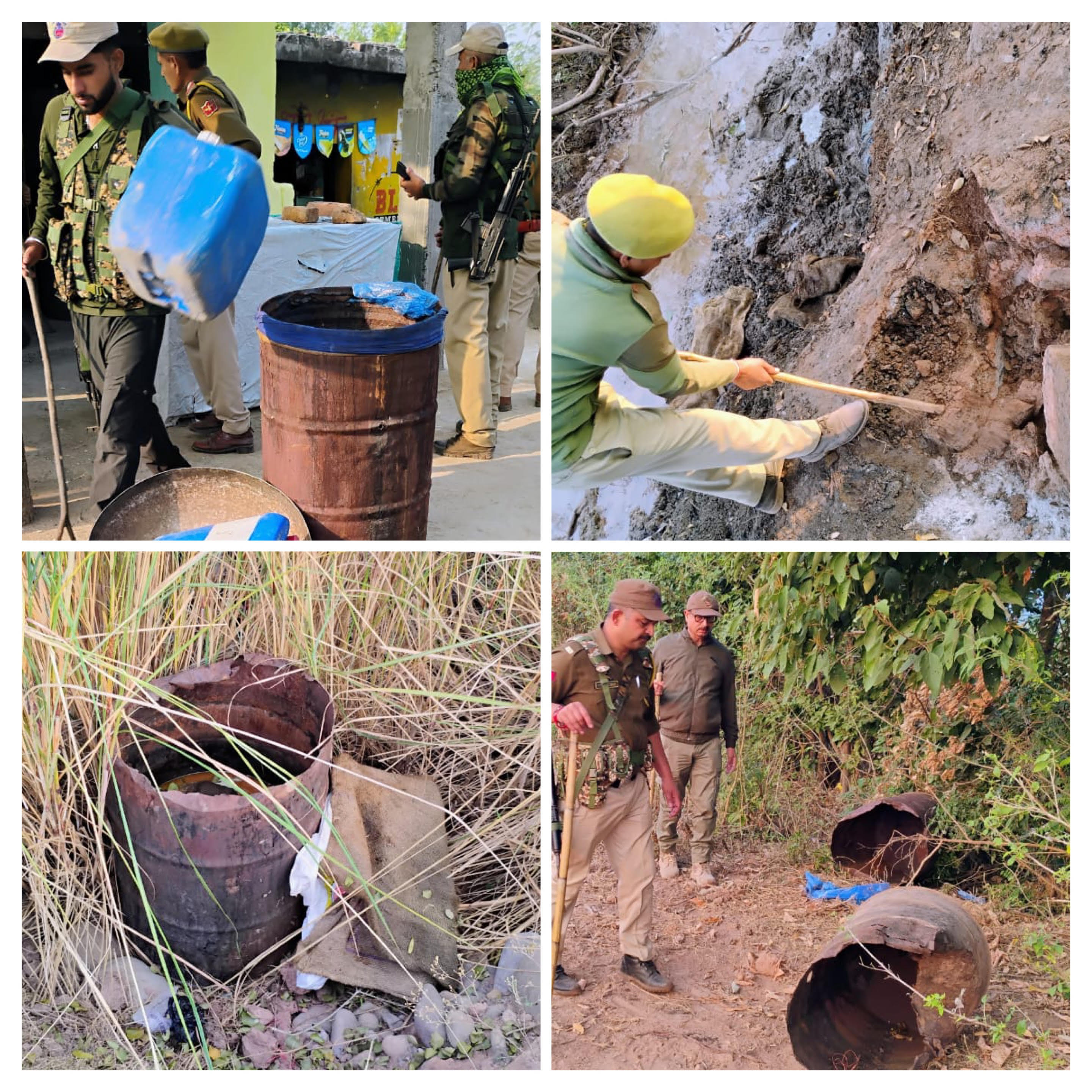 Two thousand liters of Lahan destroyed, 2 fugitives arrested Two thousand liters of Lahan destroyed, 2 fugitives arrested