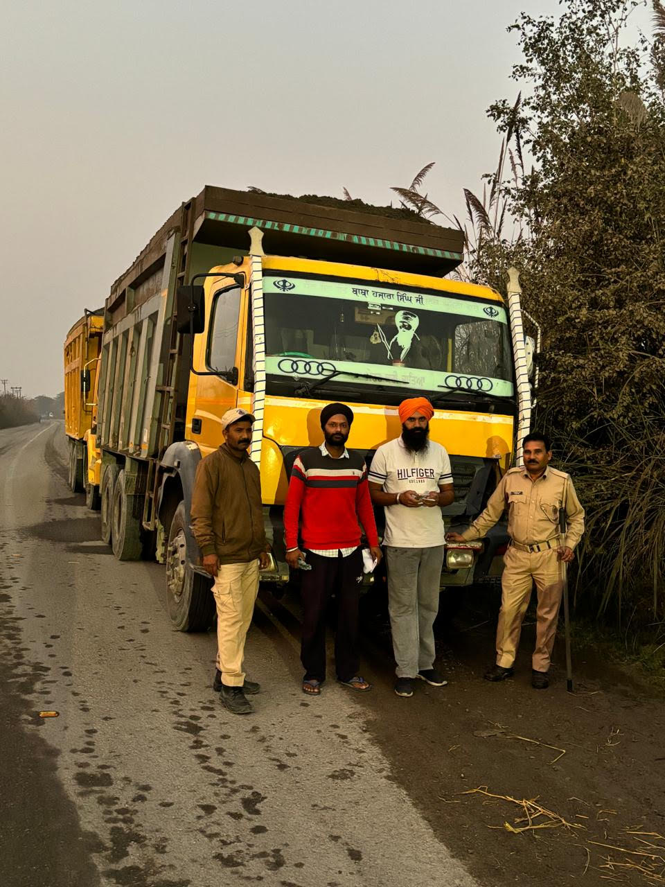 Three tippers involved in illegal mining seized Three tippers involved in illegal mining seized