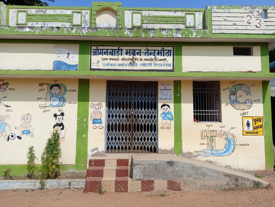 तेंदुभाठा आंगनबाड़ी केंद्र। तेंदुभाठा आंगनबाड़ी केंद्र।