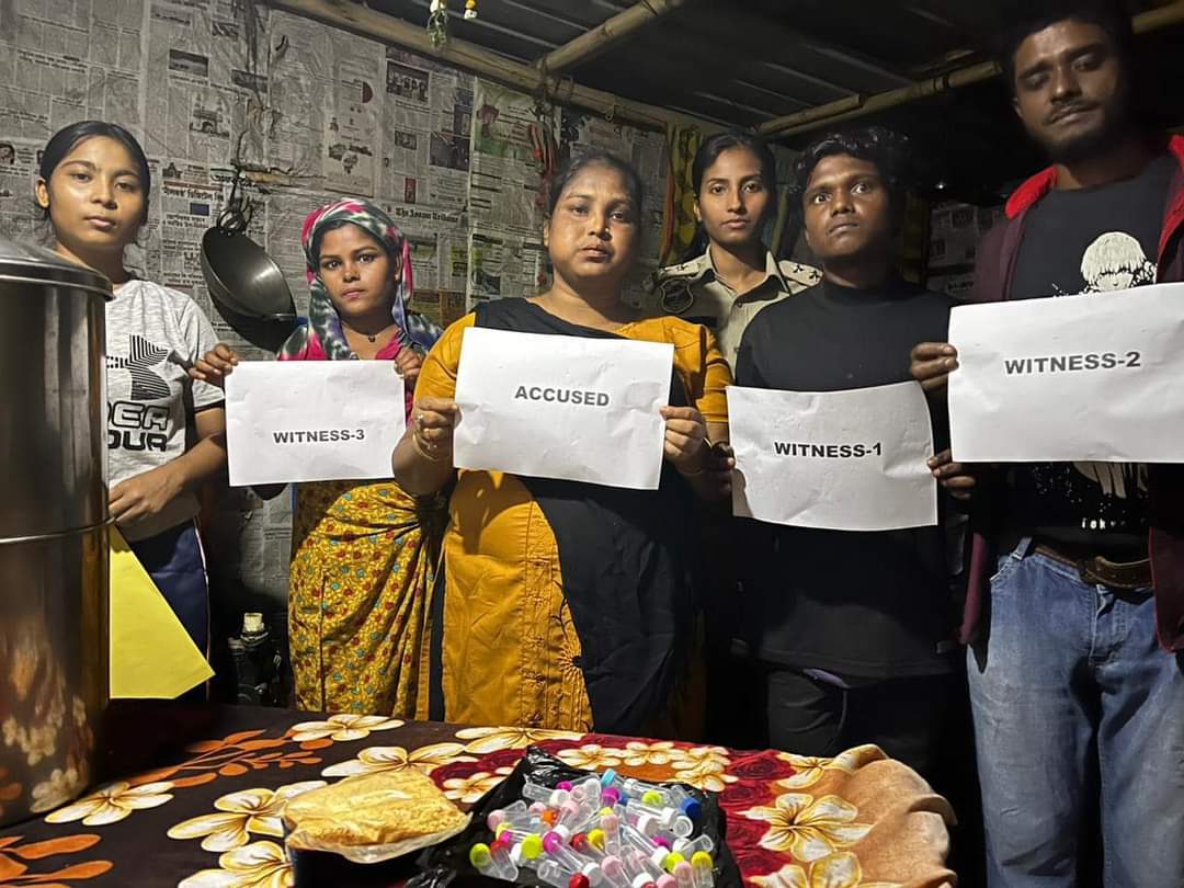 महिला ड्रग्स तस्कर गिरफ्तार महिला ड्रग्स तस्कर गिरफ्तार