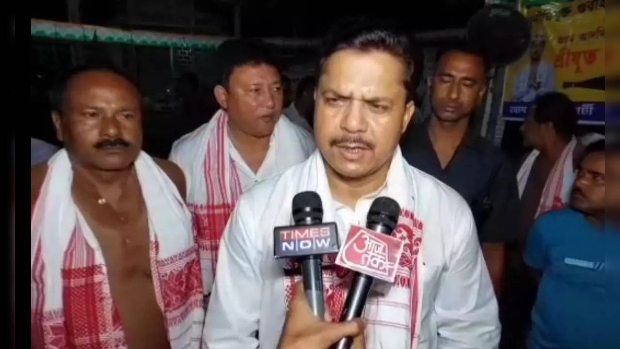 कांग्रेस अध्यक्ष भूपेन कुमार बोरा की तस्वीर। कांग्रेस अध्यक्ष भूपेन कुमार बोरा की तस्वीर।