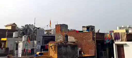 फरीदाबाद में वायु प्रदूषण का दृश्य फरीदाबाद में वायु प्रदूषण का दृश्य