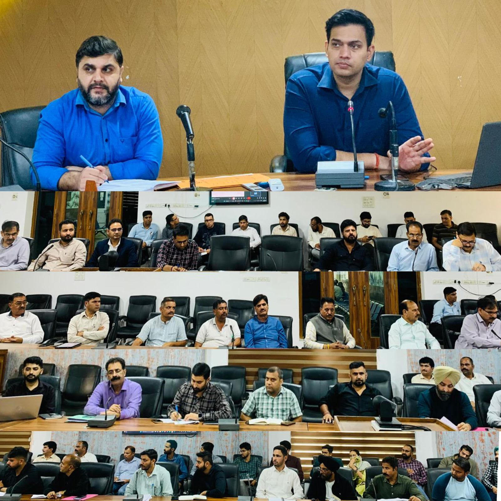 Review meeting on progress of Jal Jeevan Mission projects Review meeting on progress of Jal Jeevan Mission projects