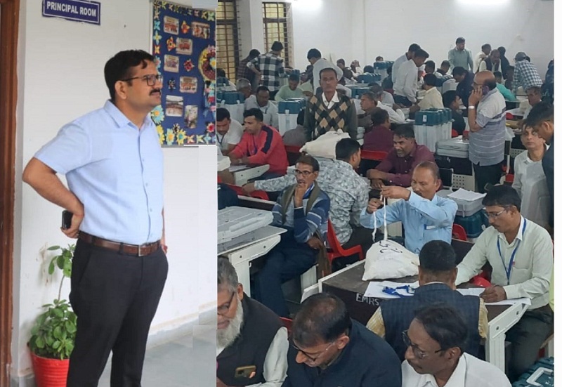 मतदान सामग्री वितरण मतदान सामग्री वितरण