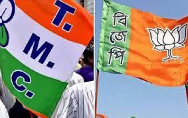 तृणमूल बनाम भाजपा चुनाव चिन्ह तृणमूल बनाम भाजपा चुनाव चिन्ह