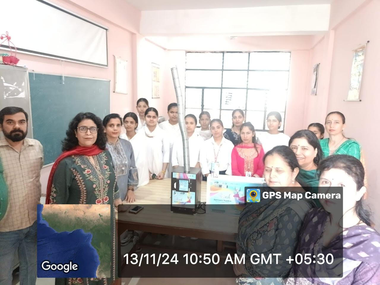 GDC Hiranagar installs sanitary pad vending machine and incinerator for female students GDC Hiranagar installs sanitary pad vending machine and incinerator for female students