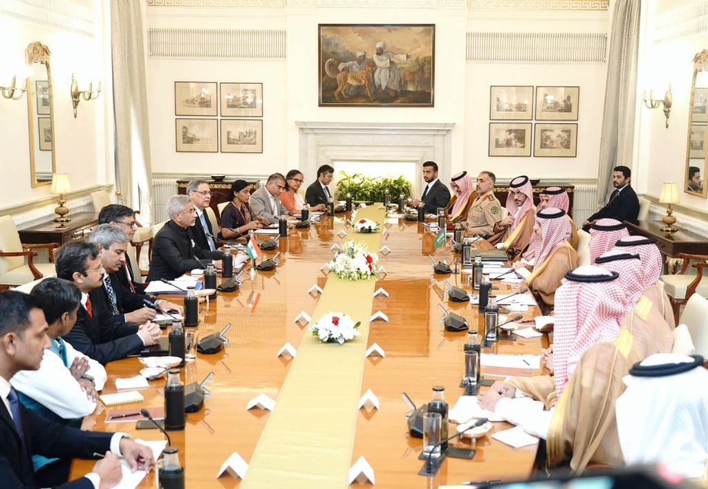 S jaishankar metting saudi Counterpart S jaishankar metting saudi Counterpart