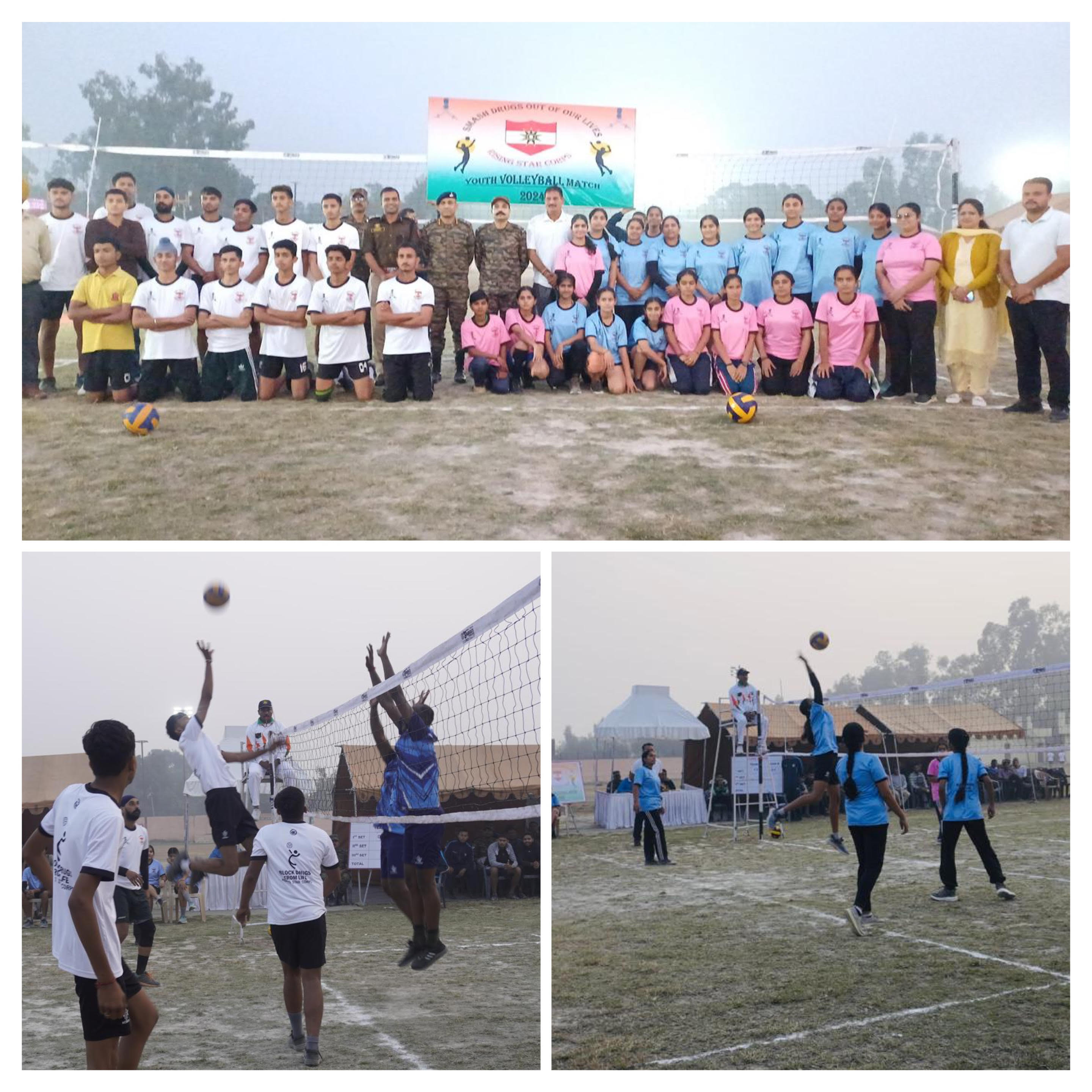 organized friendly volleyball competition