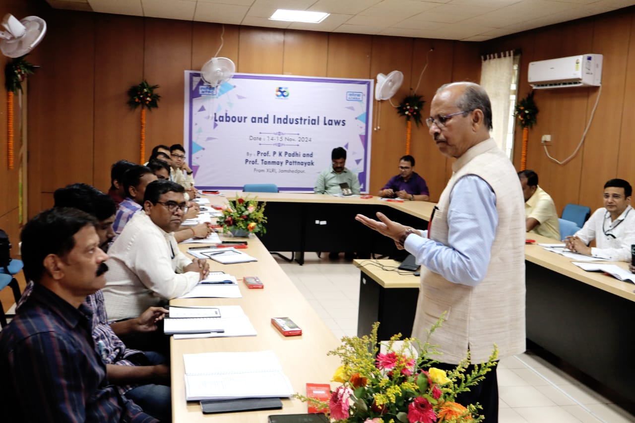 एनटीपीसी कोरबा ने श्रम और औद्योगिक कानूनों पर प्रशिक्षण कार्यशाला का आयोजन एनटीपीसी कोरबा ने श्रम और औद्योगिक कानूनों पर प्रशिक्षण कार्यशाला का आयोजन