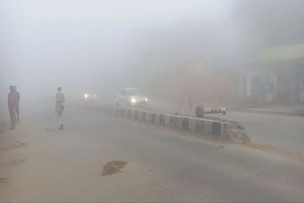 जयपुर के बाहरी इलाकाें में शनिवार सुबह घना कोहरा छाया रहा। जयपुर के बाहरी इलाकाें में शनिवार सुबह घना कोहरा छाया रहा।