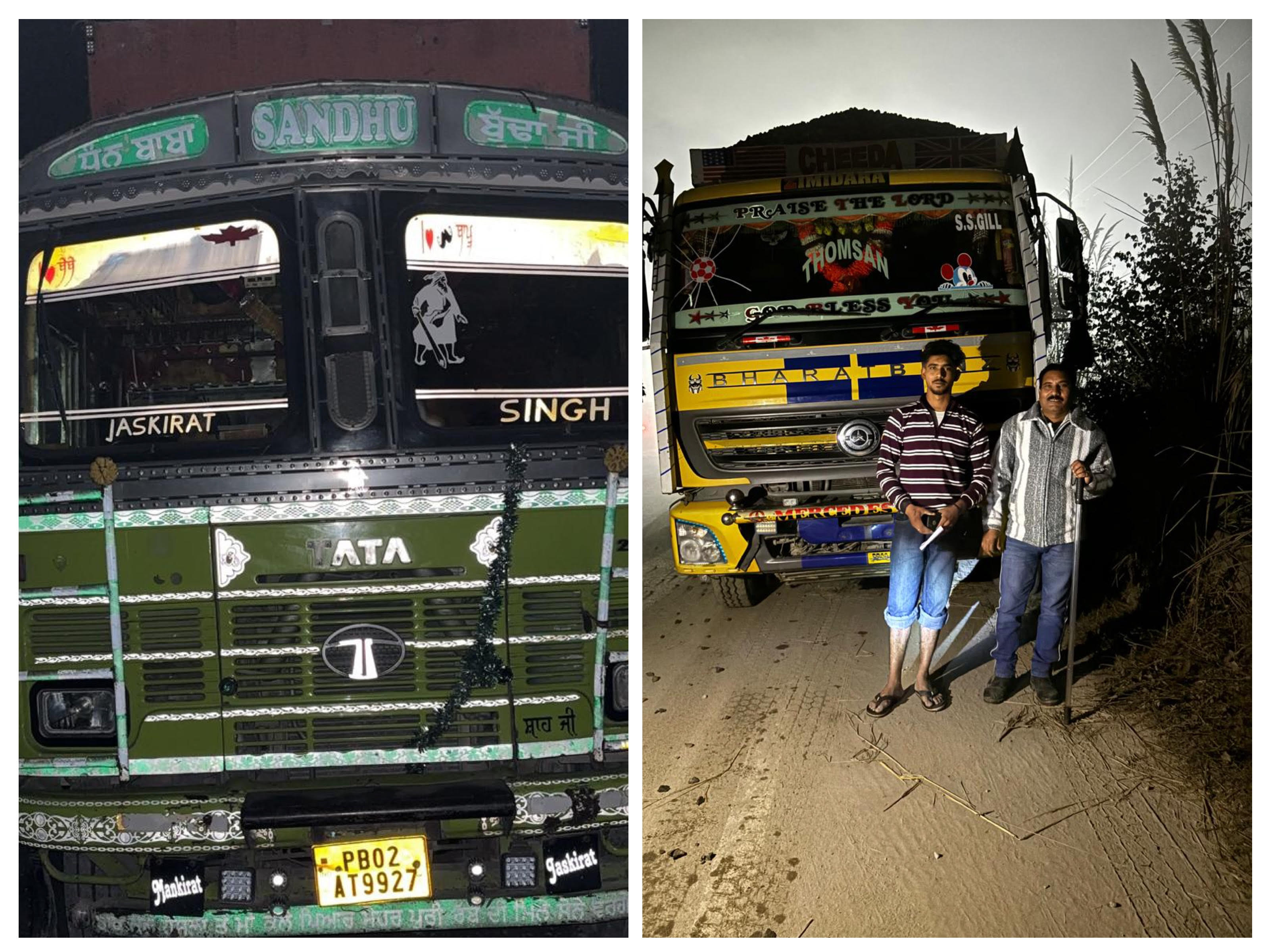 02 tippers involved in illegal mining seized 02 tippers involved in illegal mining seized