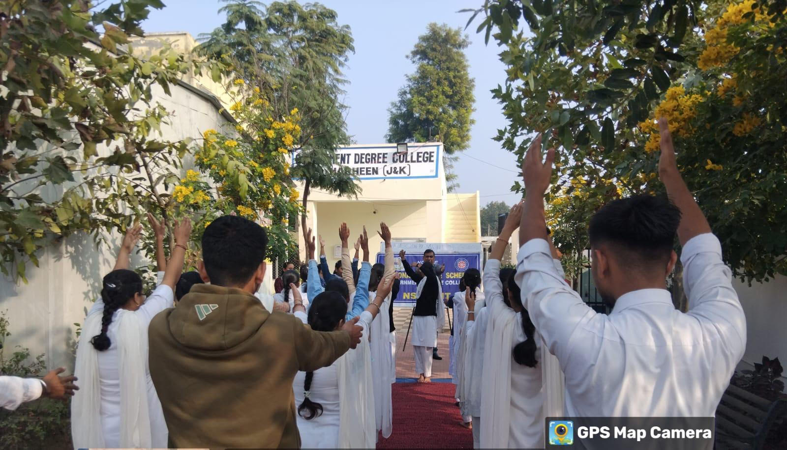 Special yoga session organized in GDC Madhheen