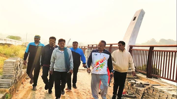 उप मुख्यमंत्री ने बीहर रिवरफ्रंट का किया निरीक्षण उप मुख्यमंत्री ने बीहर रिवरफ्रंट का किया निरीक्षण