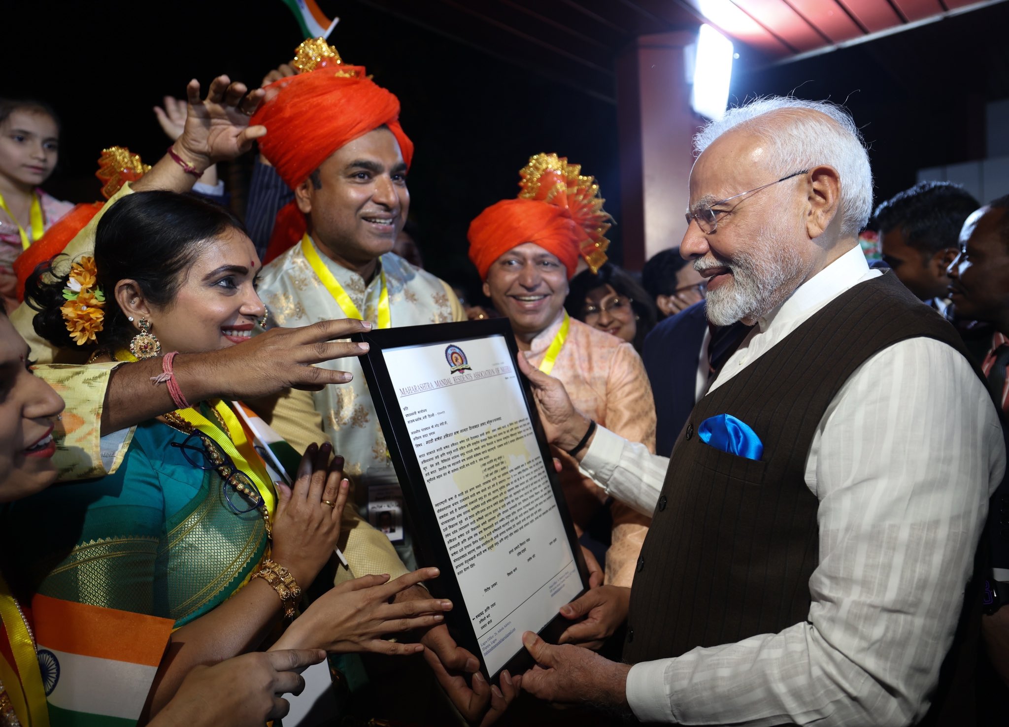 PM Modi Nigeria Marathi Community PM Modi Nigeria Marathi Community