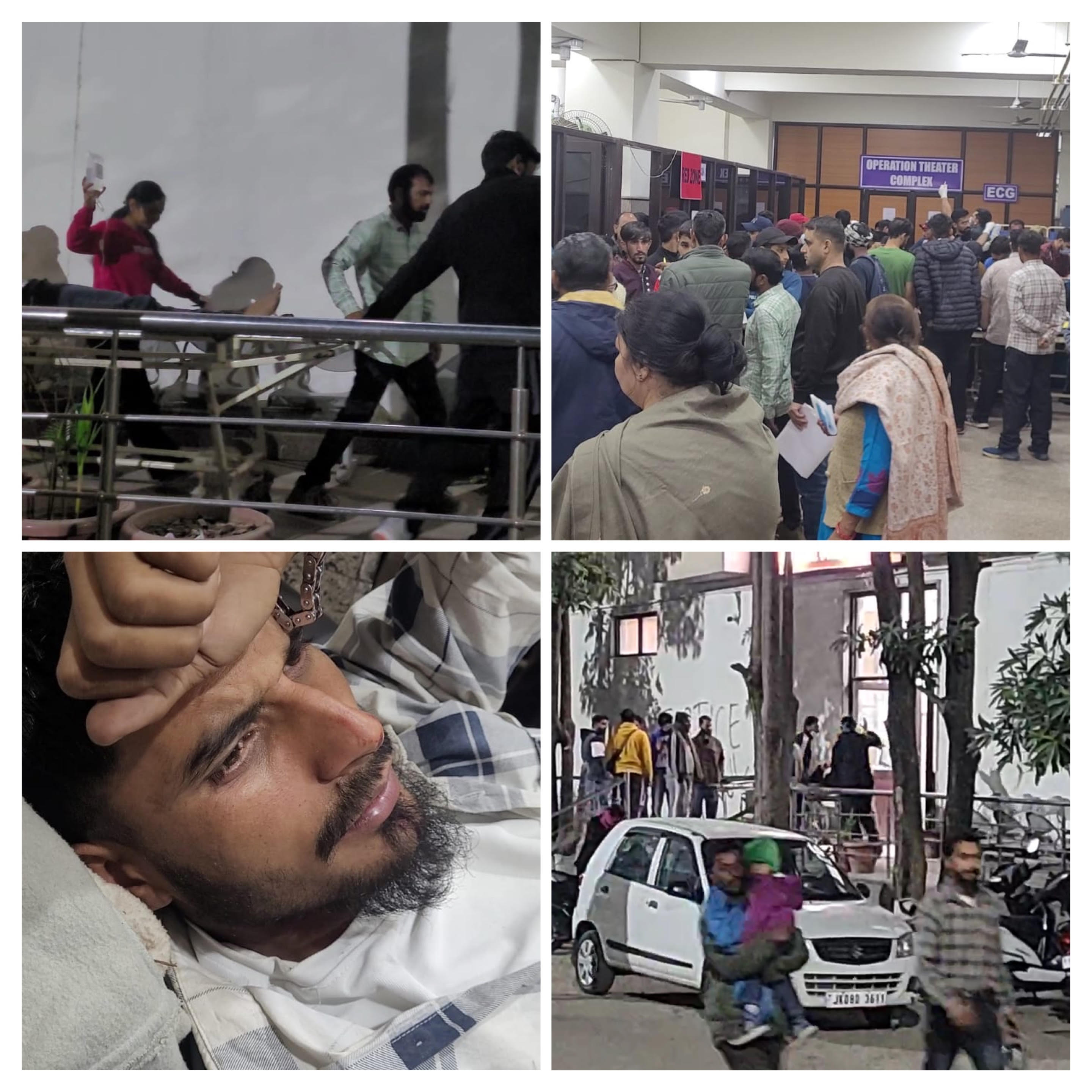 Car of youth going to Madhopur for Territorial Army recruitment overturns, 10 injured Car of youth going to Madhopur for Territorial Army recruitment overturns, 10 injured