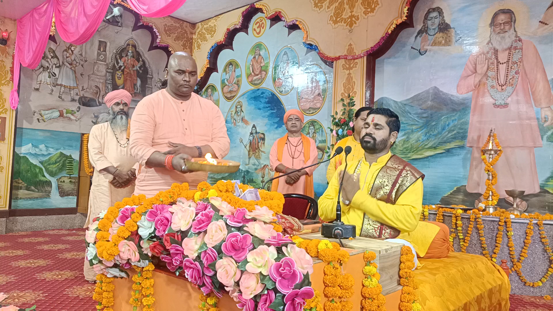 Ram Katha karykram in Devipatan Ram Katha karykram in Devipatan