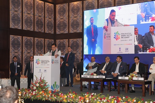 राजस्थान शीघ्र ही इंटीग्रेटेड क्लीन एनर्जी पॉलिसी 2024 लॉन्च करेगा एनर्जी सेक्टर प्री-समिट:मुख्यमंत्री भजन लाल शर्मा राजस्थान शीघ्र ही इंटीग्रेटेड क्लीन एनर्जी पॉलिसी 2024 लॉन्च करेगा एनर्जी सेक्टर प्री-समिट:मुख्यमंत्री भजन लाल शर्मा