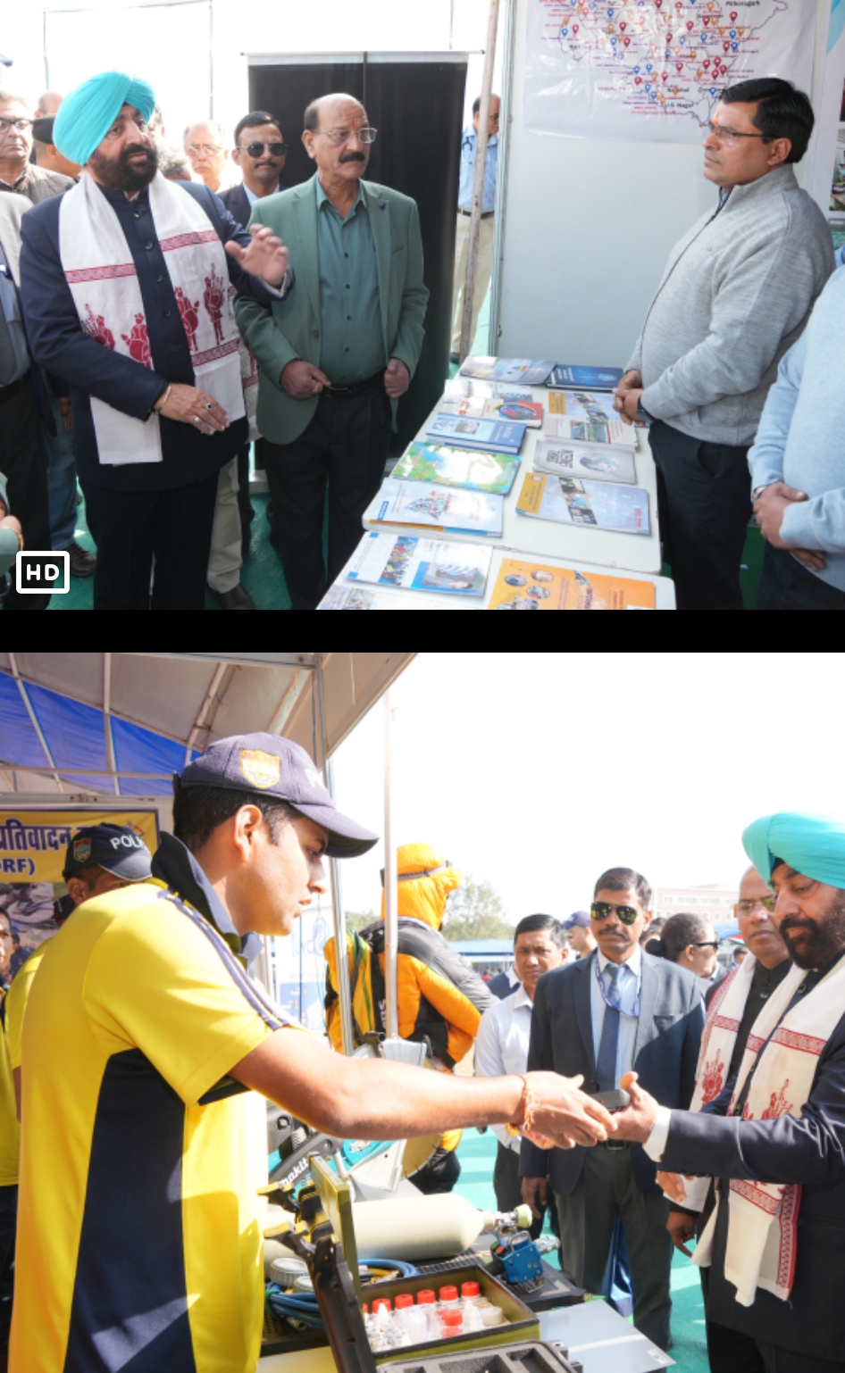 देहरादून अंतर्राष्ट्रीय विज्ञान एवं प्रौद्योगिकी महोत्सव-2024 प्रदर्शनी का अवलोकन करते।। देहरादून अंतर्राष्ट्रीय विज्ञान एवं प्रौद्योगिकी महोत्सव-2024 प्रदर्शनी का अवलोकन करते।।