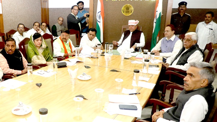 विधानसभा अध्यक्ष तोमर की अध्यक्षता में नेवा हाउस कमेटी की बैठक विधानसभा अध्यक्ष तोमर की अध्यक्षता में नेवा हाउस कमेटी की बैठक