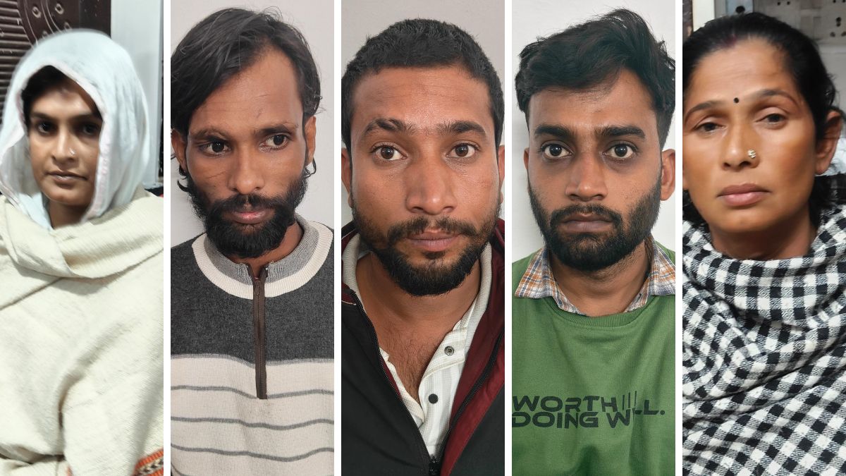 किन्नर काजल की हत्या के पांच गिरफ्तार आरोपित किन्नर काजल की हत्या के पांच गिरफ्तार आरोपित