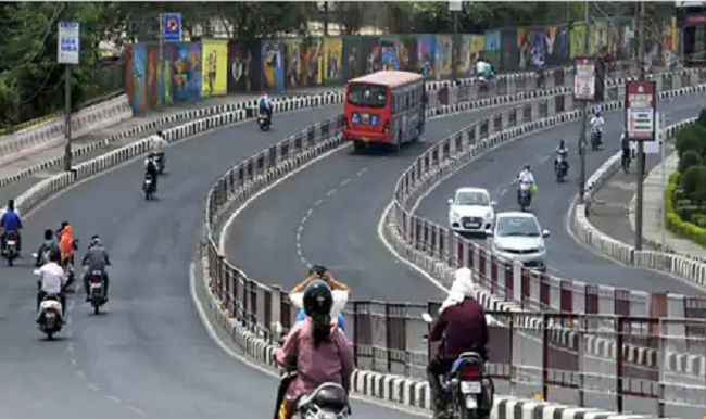 इंदौर बीआरटीएस की फाइल फोटो इंदौर बीआरटीएस की फाइल फोटो