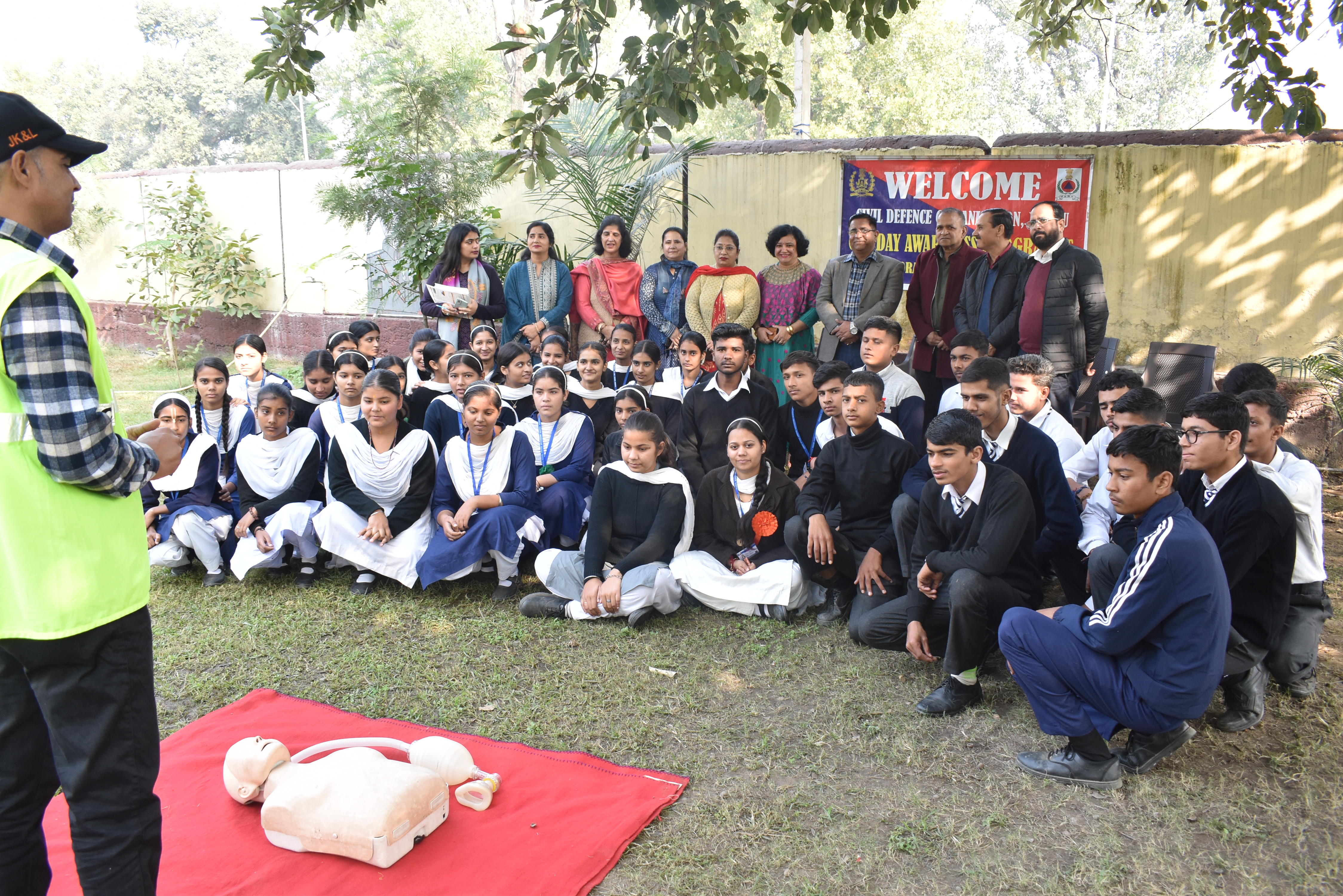 प्राथमिक चिकित्सा और आपदा प्रबंधन पर जागरूकता कार्यक्रम आयोजित किया गया