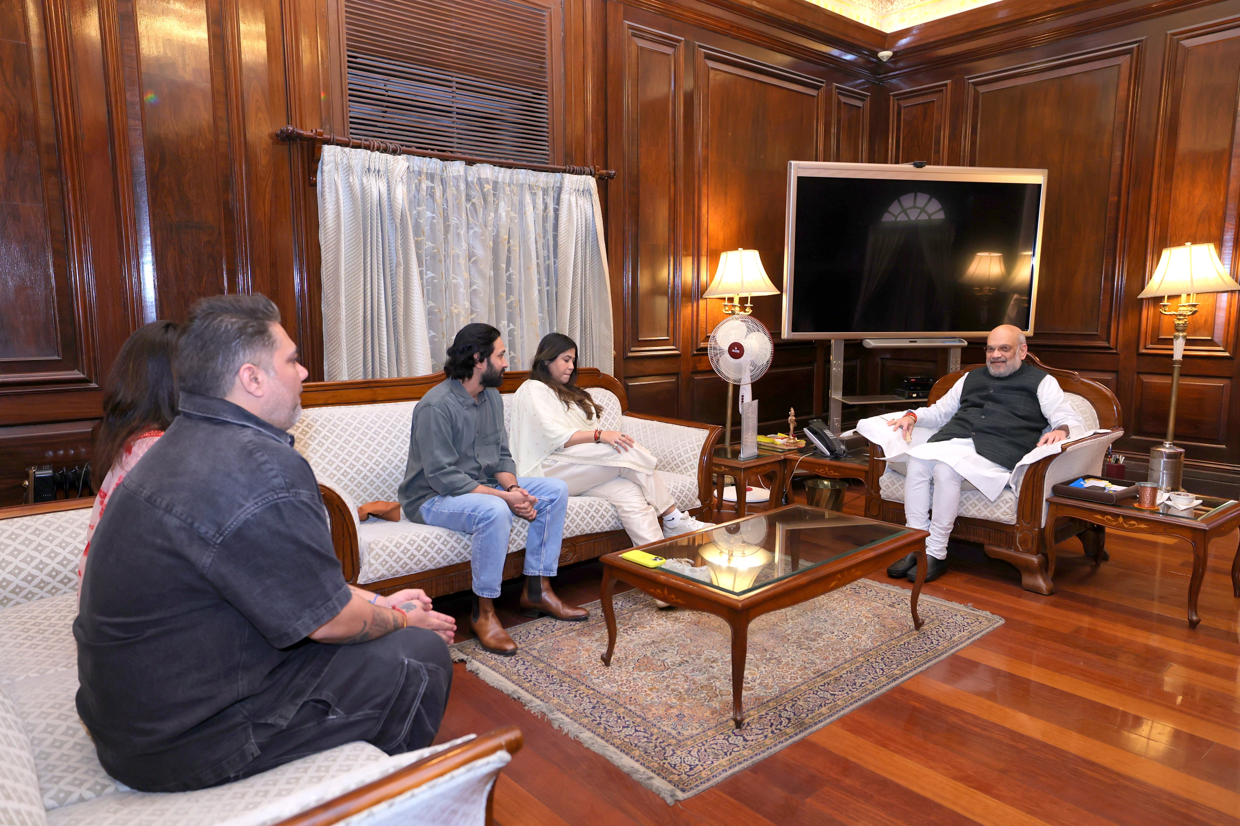 Home Minister met Sabarmati Report team Home Minister met Sabarmati Report team
