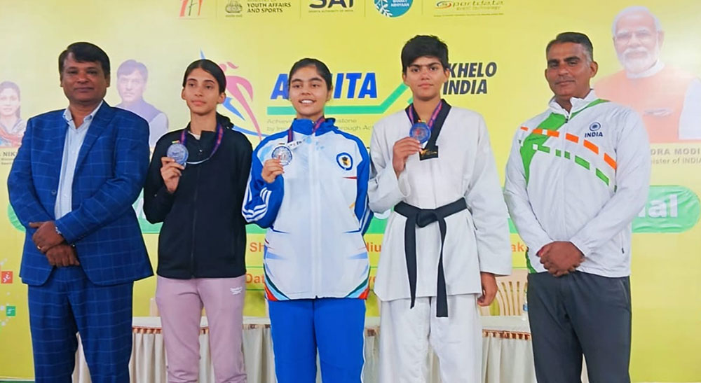 खेलो इंडिया में राजस्थान की बेटियों ने जीते तीन पदक खेलो इंडिया में राजस्थान की बेटियों ने जीते तीन पदक