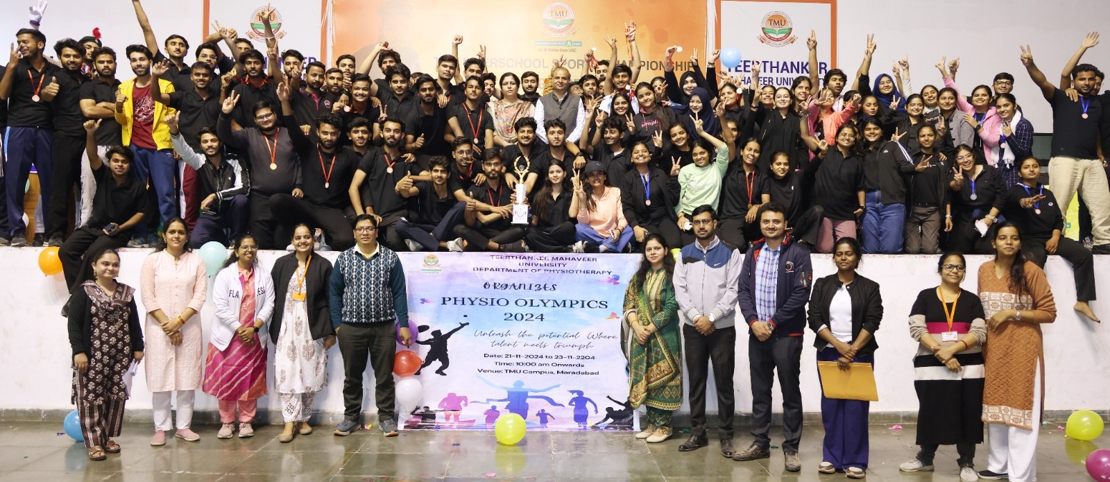 तीर्थंकर महावीर यूनिवर्सिटी मुरादाबाद में फिट इंडिया वीक के तहत आयोजित हुई फिजियो ओलंपिक्स चैंपियनशिप की विजेता खिलाडी तीर्थंकर महावीर यूनिवर्सिटी मुरादाबाद में फिट इंडिया वीक के तहत आयोजित हुई फिजियो ओलंपिक्स चैंपियनशिप की विजेता खिलाडी