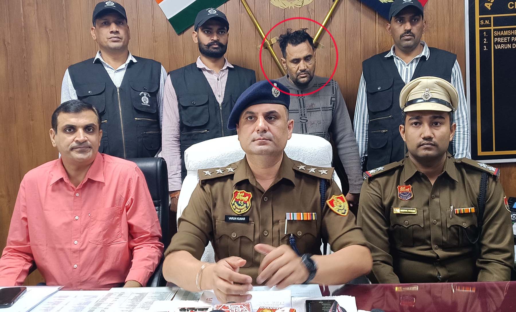 फोटो नंबर-02: पुलिस की गिरफ्त में ट्रैक्टर चोरी करने का शातिर अपराधी। फोटो नंबर-02: पुलिस की गिरफ्त में ट्रैक्टर चोरी करने का शातिर अपराधी।