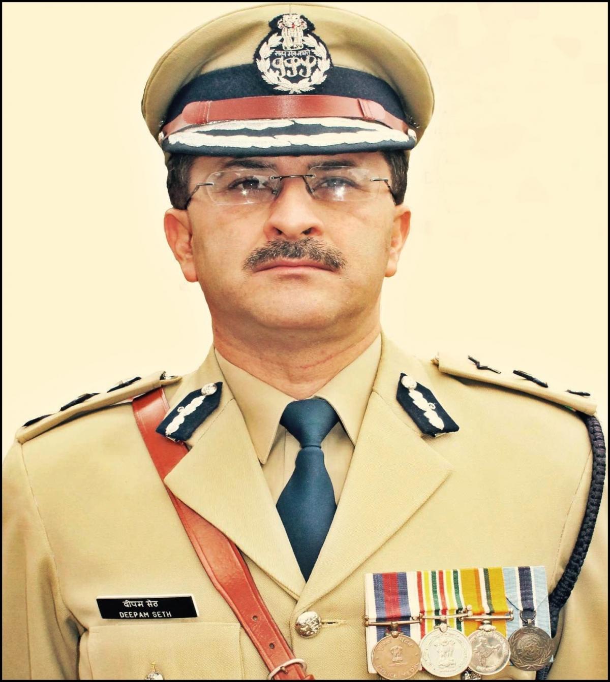 प्रदेश के नये डीजीपी दीपम सेठ। प्रदेश के नये डीजीपी दीपम सेठ।