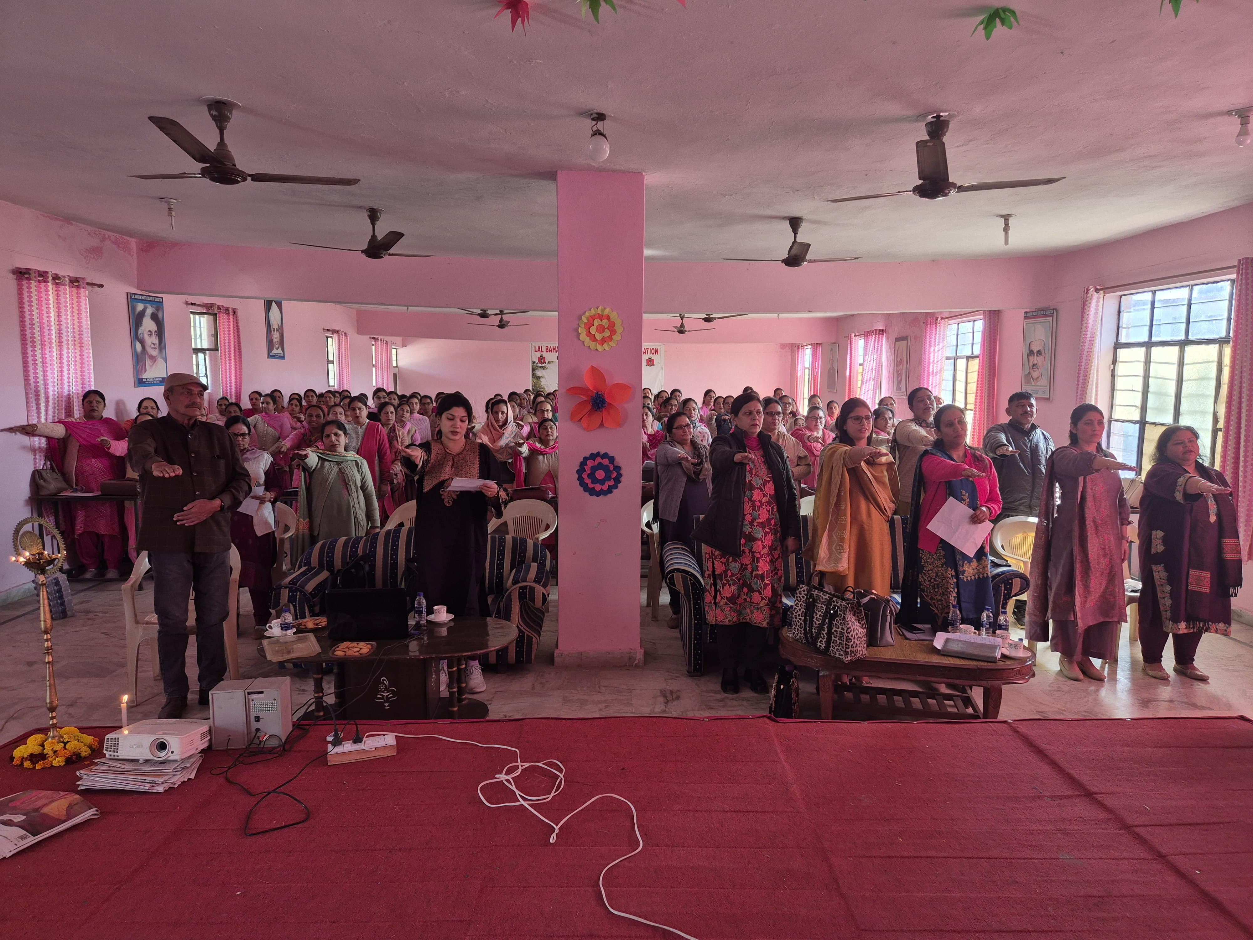 Training program organized for Anganwadi workers under Beti Bachao Beti Padhao