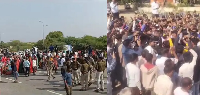 परिजन ने शव रखकर किया चक्काजाम परिजन ने शव रखकर किया चक्काजाम