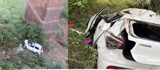 कोल्हापुर में कार पुल से कृष्णा नदी में गिरी, पति-पत्नी समेत तीन लोगों की मौत कोल्हापुर में कार पुल से कृष्णा नदी में गिरी, पति-पत्नी समेत तीन लोगों की मौत