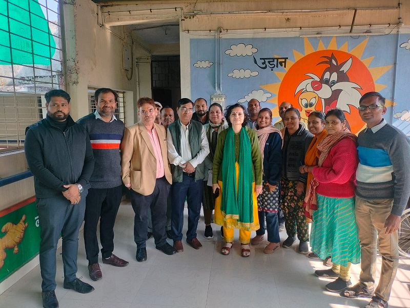 राष्ट्रीय मानसिक स्वास्थ्य पुनर्वास संस्था का किया निरीक्षण राष्ट्रीय मानसिक स्वास्थ्य पुनर्वास संस्था का किया निरीक्षण