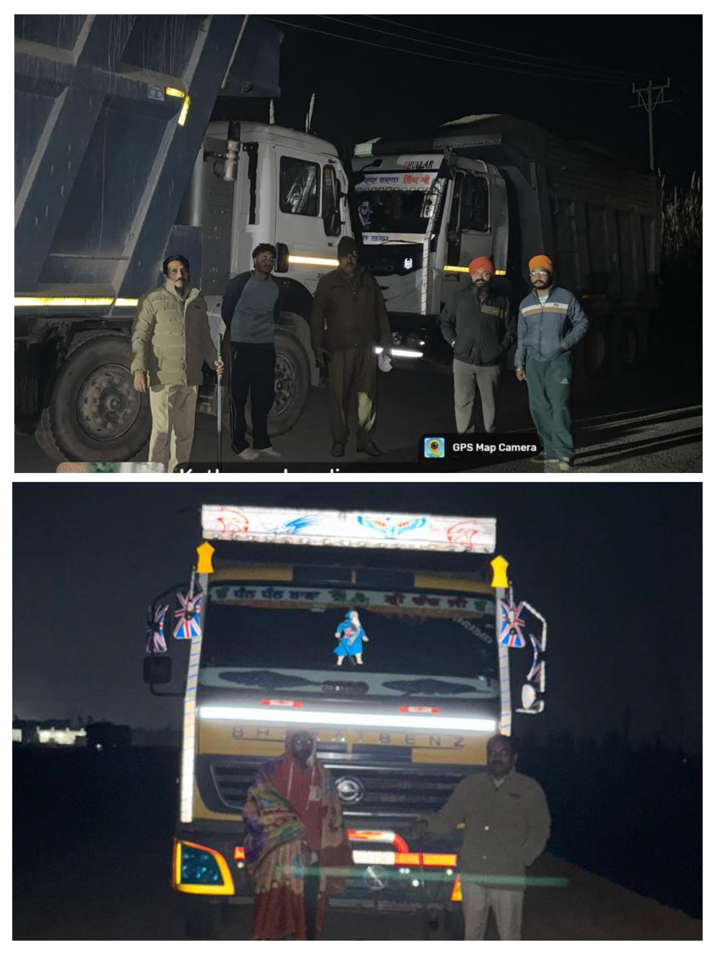 02 tippers found transporting minor minerals without e-challan, seized 02 tippers found transporting minor minerals without e-challan, seized