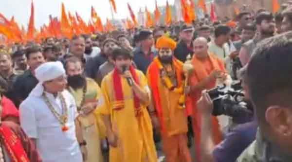 छतरपुर : हनुमान चालीसा पाठ के बाद सनातन हिंदू एकता पदयात्रा का समापन