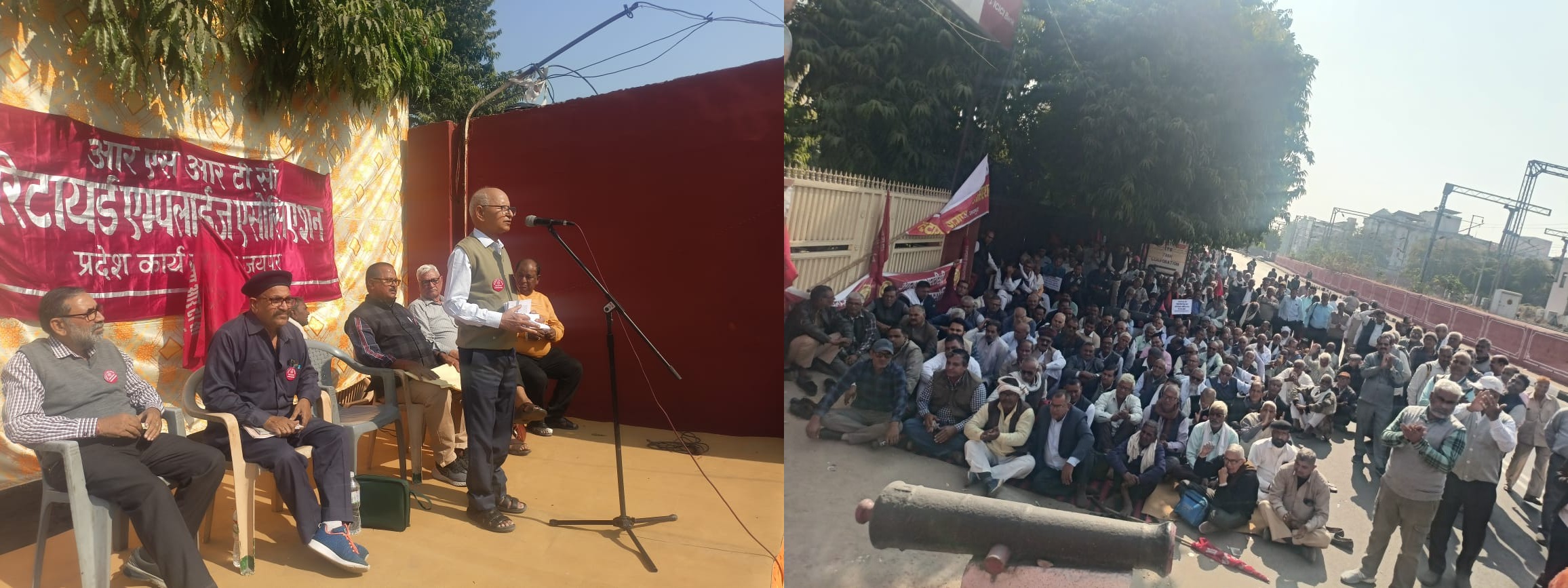 रोडवेज के आक्रोशित सेवानिवृत्त कर्मियों ने निकाली रैली रोडवेज के आक्रोशित सेवानिवृत्त कर्मियों ने निकाली रैली