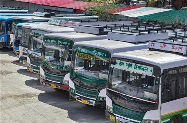 फाइल फोटो : एचआरटीसी बस फाइल फोटो : एचआरटीसी बस